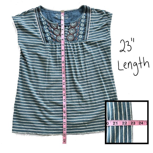 Eddie Bauer Embroidered Sleeveless Cotton Top, XS - Picture 3 of 11